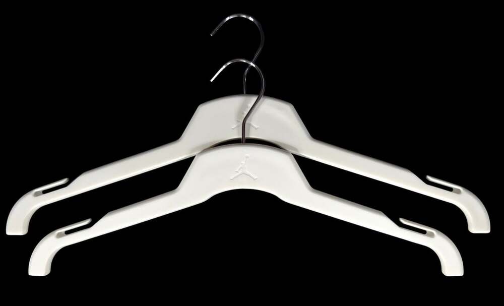 Nike Air Jordan Jumpman Heavy Duty Plastic Coat Hangers Set of 7 White